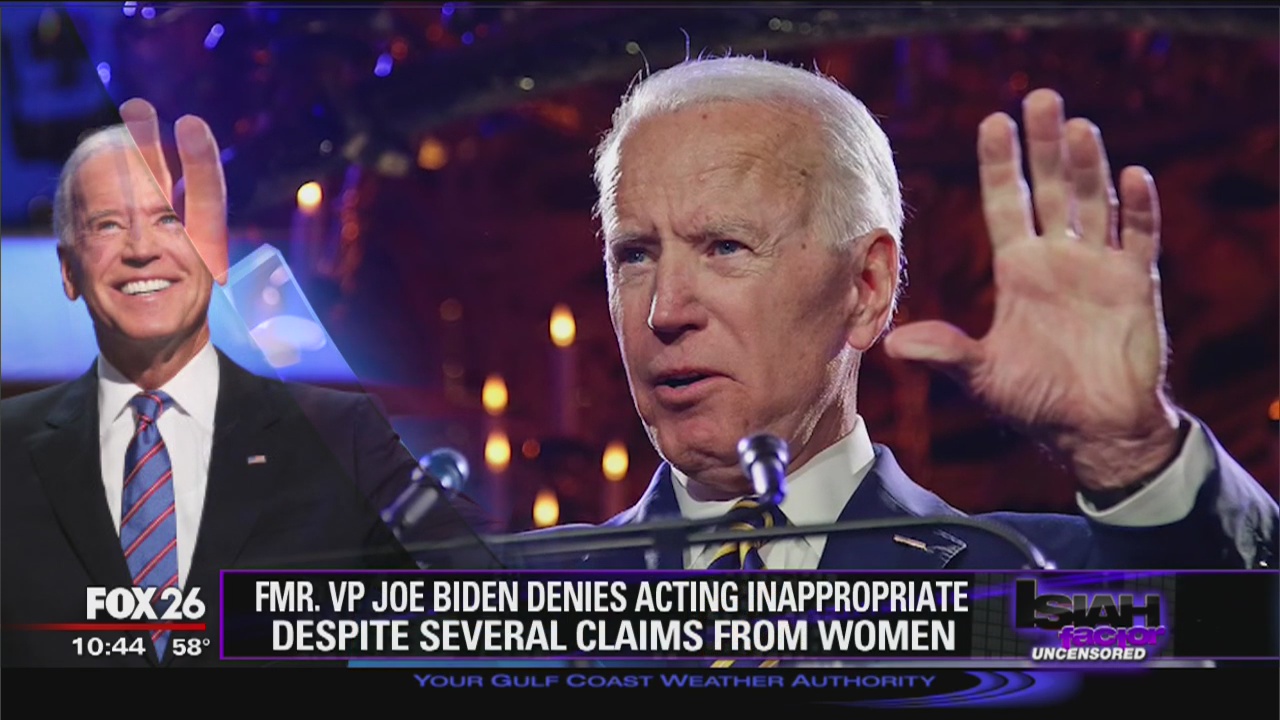 Former VP Joe Biden denies acting inappropriately despite several claims from women