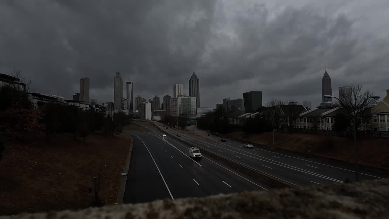 Severe weather | Storm time-lapse over Atlanta skyline | FOX 5 Atlanta