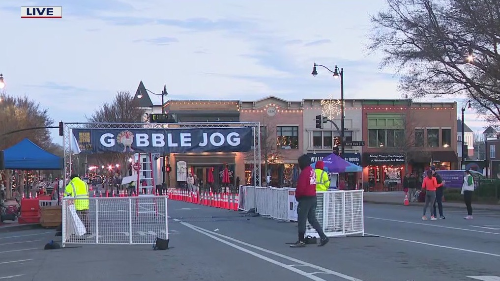 Runners participating in local jog, half-marathon