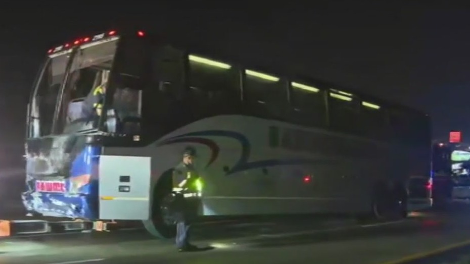 Bus and car involved in crash on SR515 | FOX 5 Atlanta