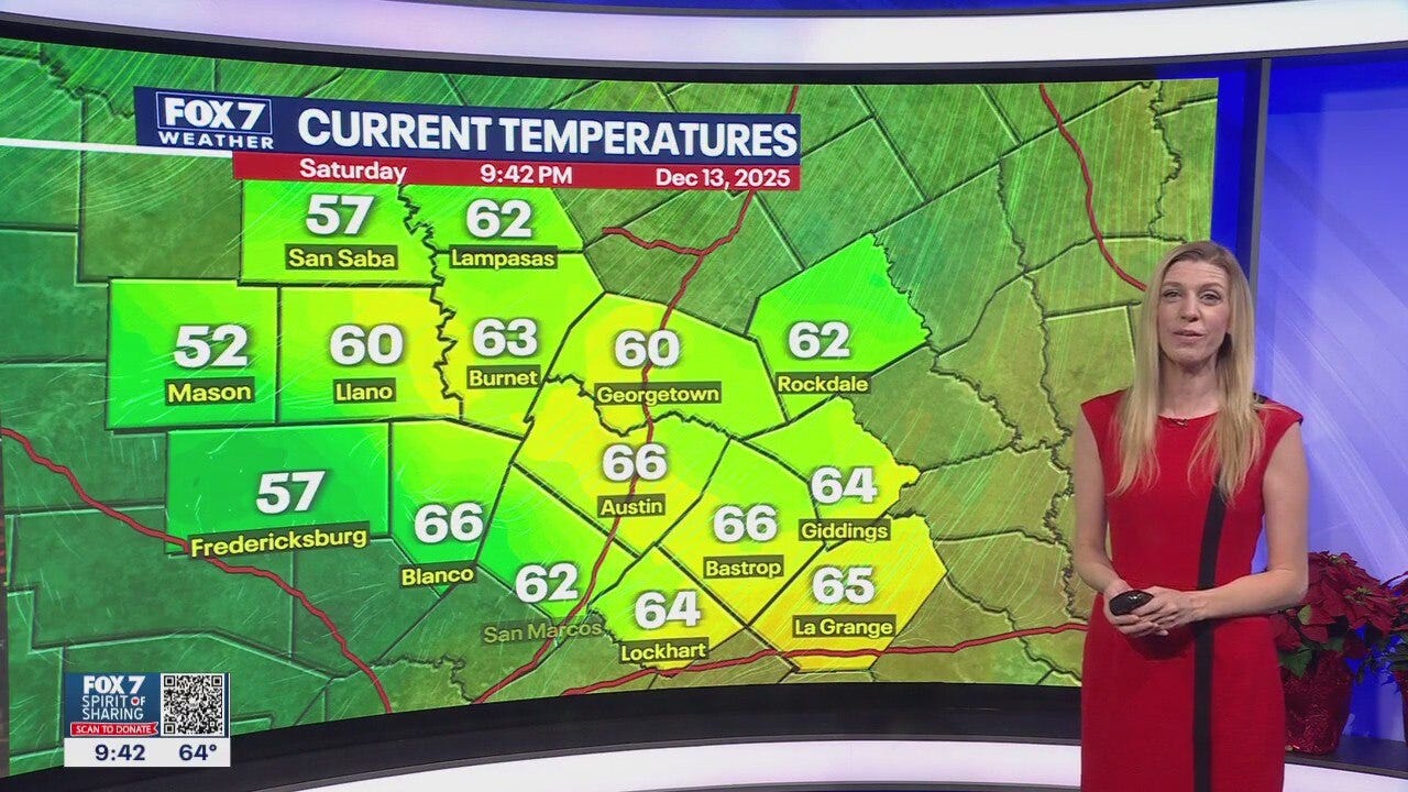 Austin weather: Dec. 13 overnight forecast