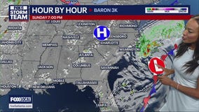 Sunday evening weather forecast