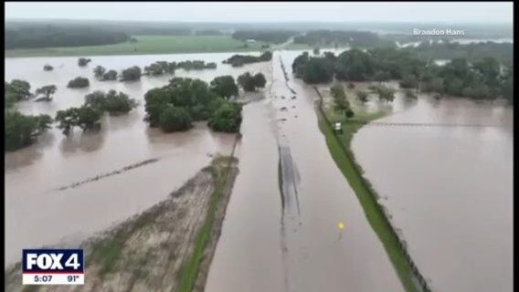 Central Texas flooding damage at Camp Mystic