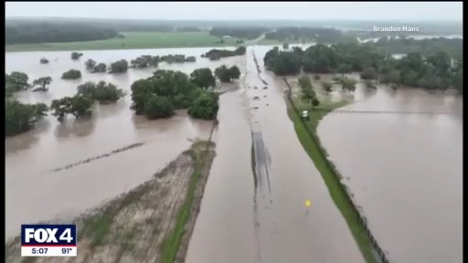 Central Texas flooding damage at Camp Mystic