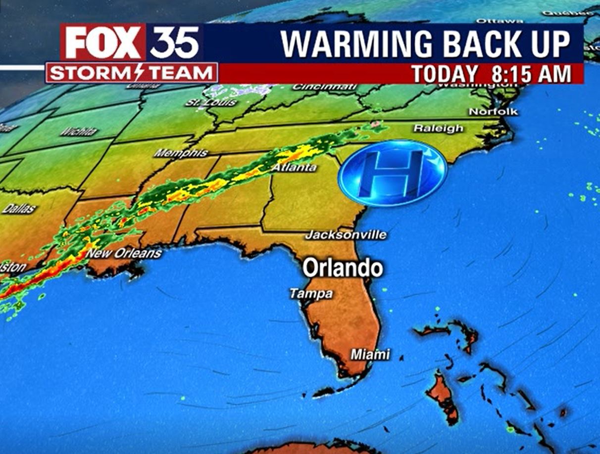 Weather Forecast: January 8, 2023