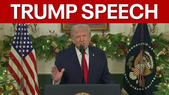 Trump addresses nation from White House