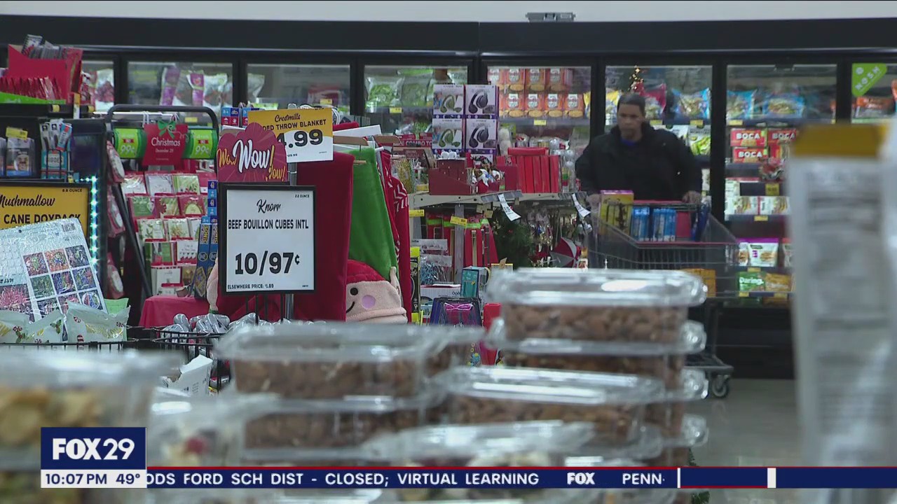 NE Philly folks busy with last-minute Christmas shopping and essentials before weather turns icy