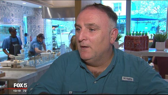 Chef Jos� Andr�s, World Central Kitchen providing meals to victims, first responders during Florence