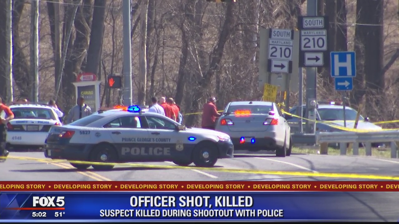 Video captures Prince George's County police fatally shooting accused cop killer