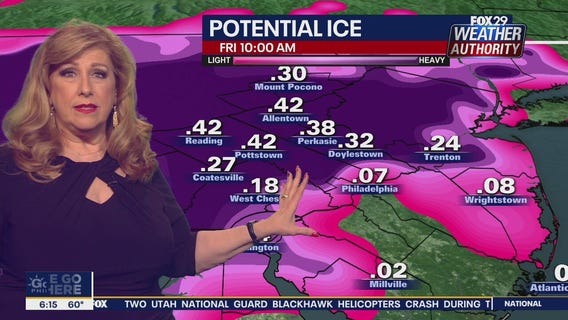 Weather Authority: Wednesday 6 a.m. update