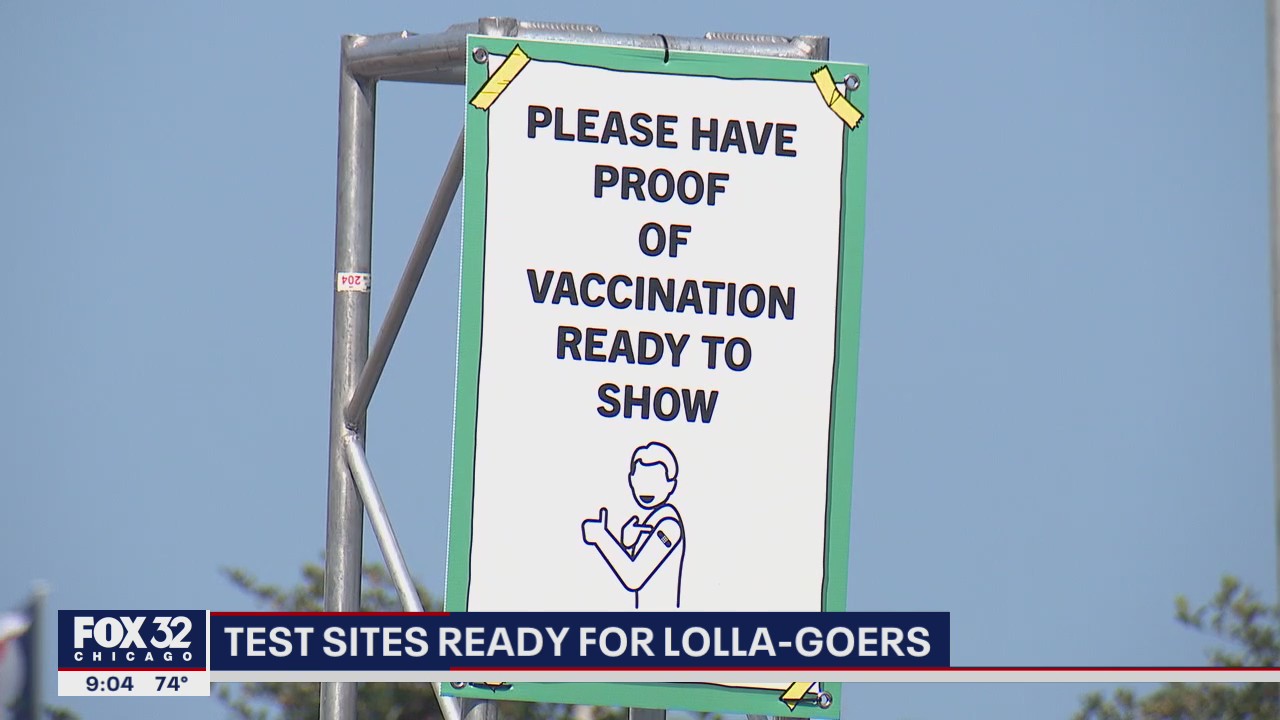Proof of vaccine or negative COVID-19 test needed to attend Lollapalooza