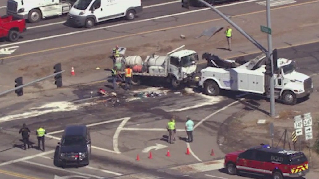 Pesticide spilled onto SR 347 during crash