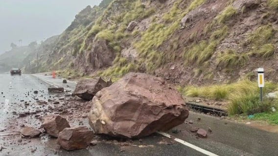 Boulders force Malibu road closures
