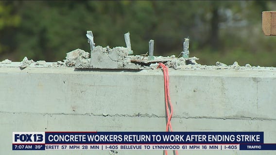 Some concrete workers to return to work
