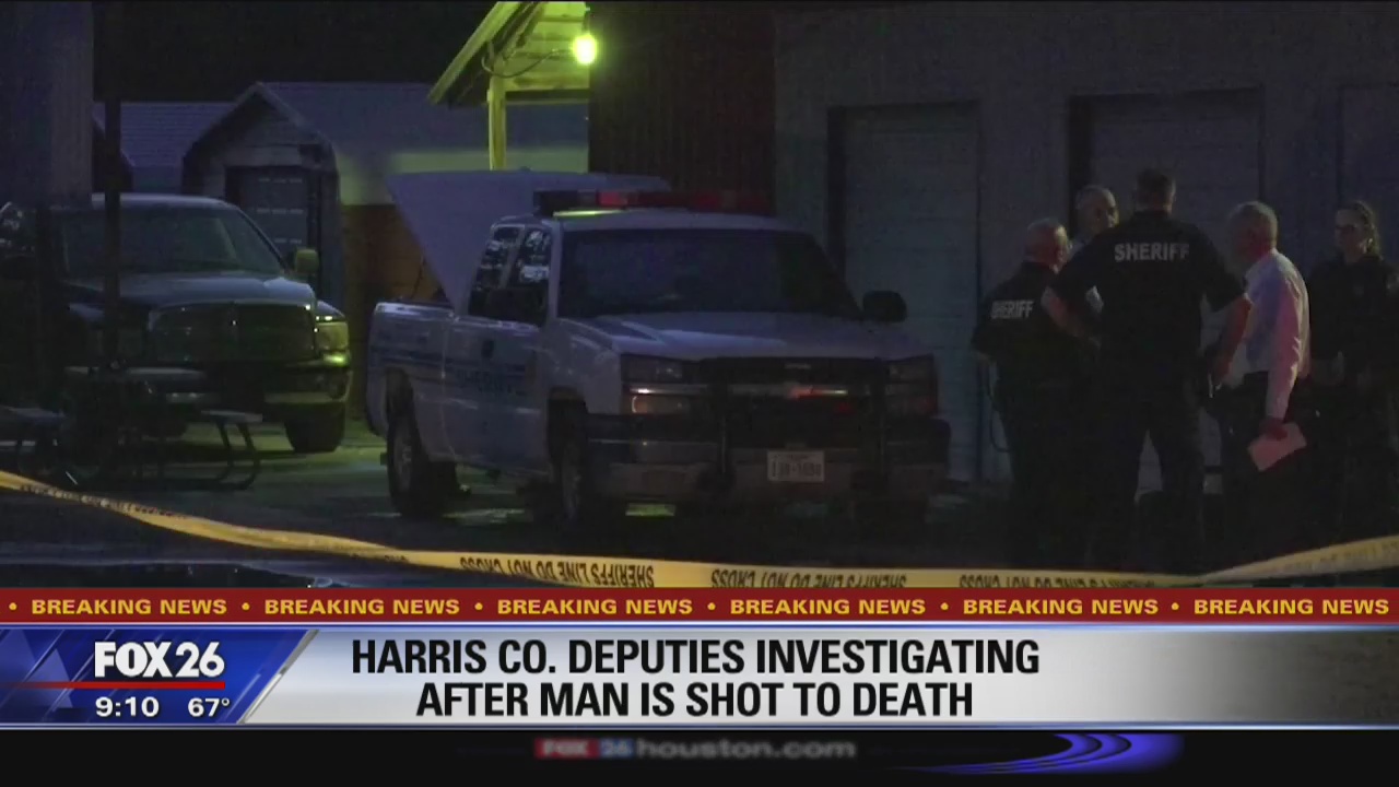 Harris Co. deputies investigating after man is shot to death