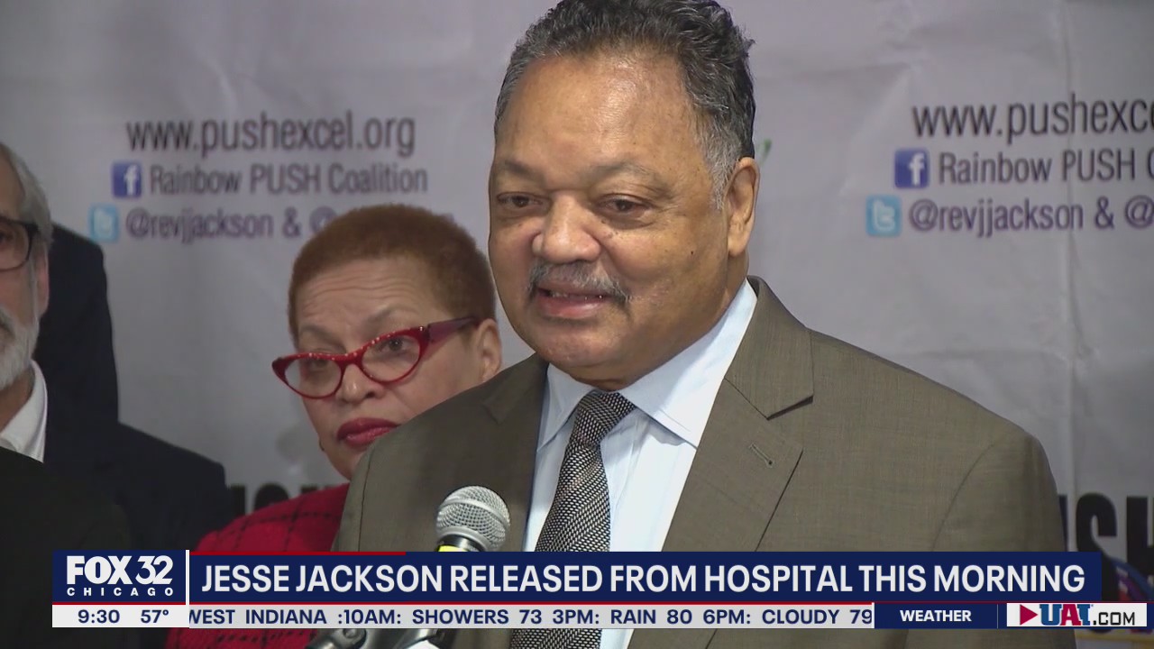 Rev. Jesse Jackson being released from rehab center on Wednesday after being treated for COVID