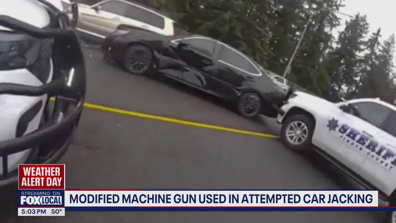Illegally modified machine gun used in Spanaway, WA crime spree