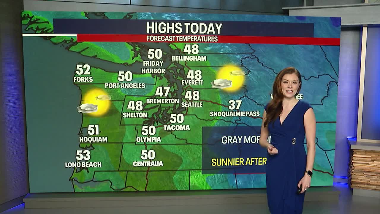 Seattle weather: Clouds to decrease Wednesday, sunbreaks possible