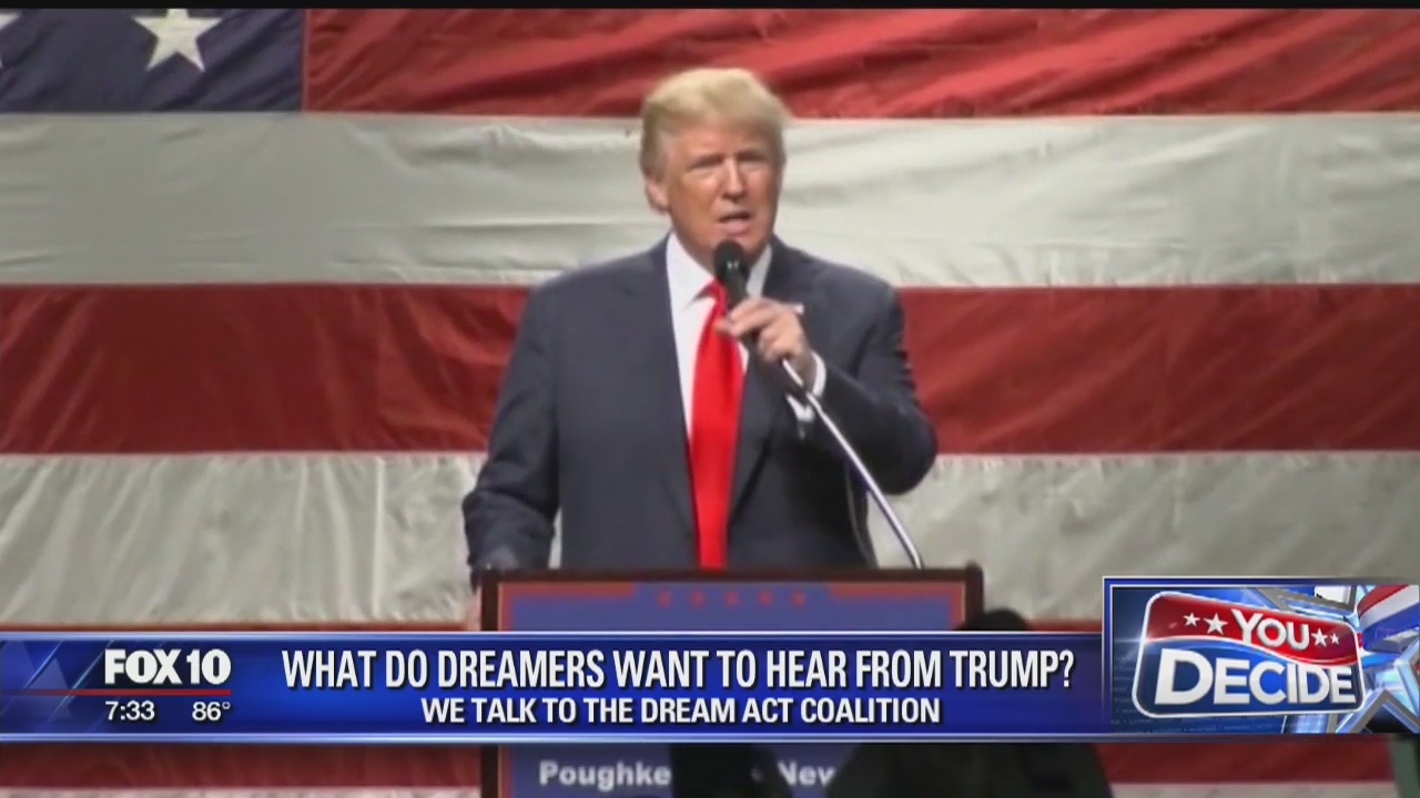 What do 'Dreamers' want to hear from Donald Trump?