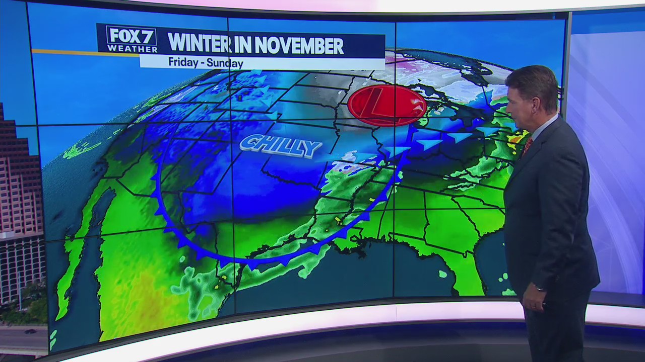 Cold weather, rain heading this way tomorrow