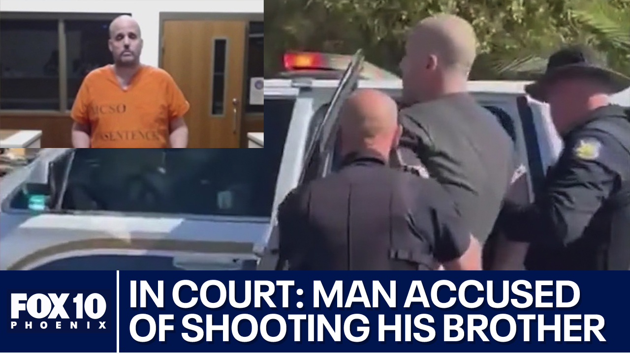 Man accused of shooting his brother appears in court