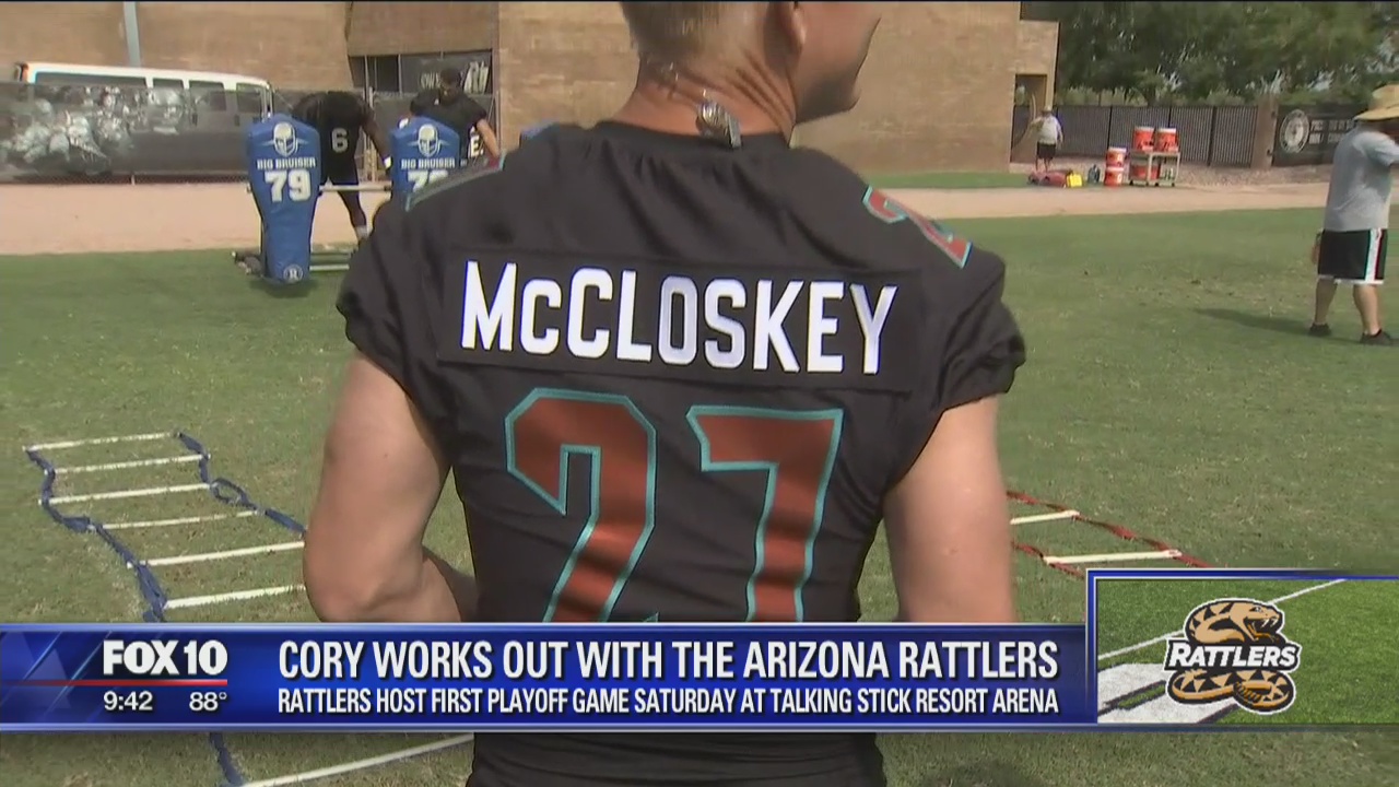 Cory's Corner: Practice with the Arizona Rattlers