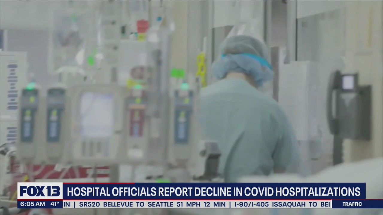 Hospital officials report decline in COVID hospitalizations