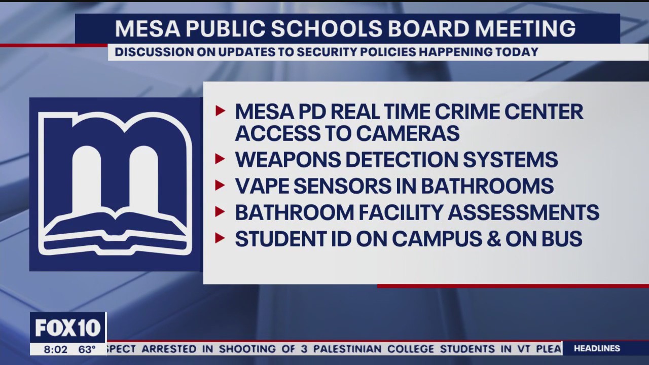 Mesa Public Schools proposing security updates