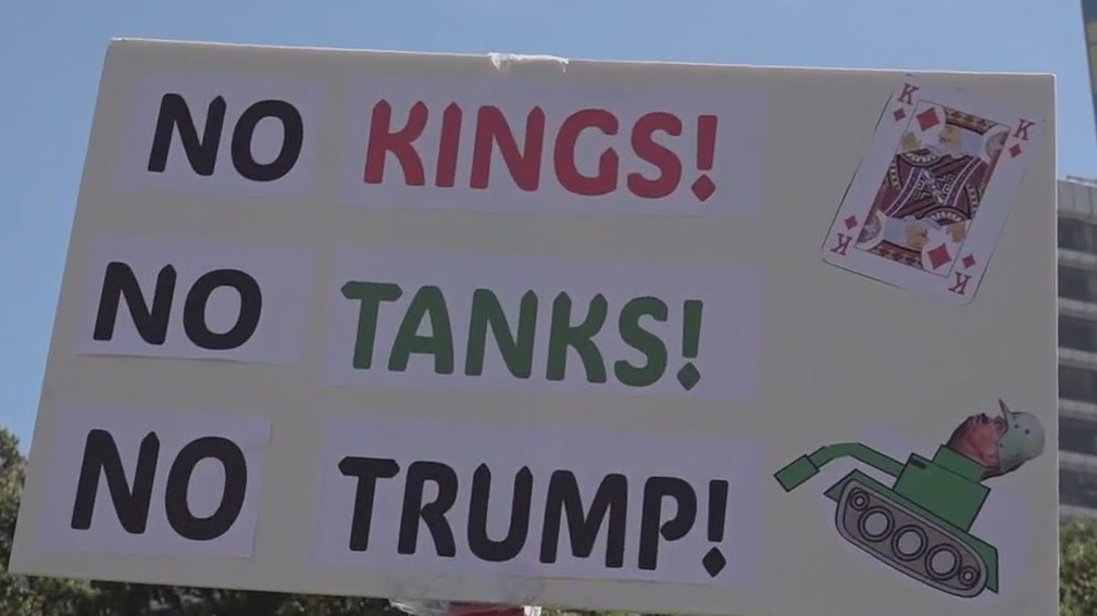 Preps for No Kings protest on Saturday