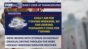 Thanksgiving travel week weather forecast: Nov. 21, 2025