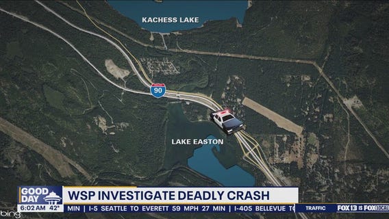 WSP investigates deadly crash on I-90 near Easton