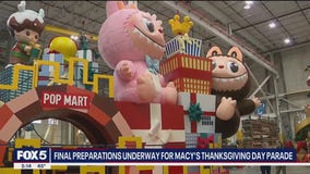 Final preparations underway for Macy's Thanksgiving Day Parade