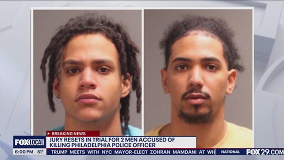 Jury resets in trial for men accused of killing Philly police officer