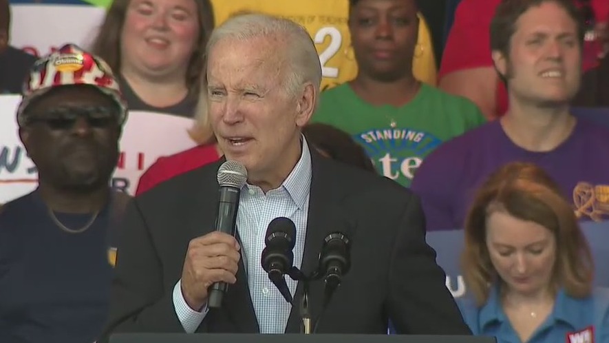 President Biden Milwaukee Labor Day speech; GOP's Tim Michels rebuts