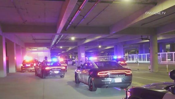 Police chase ends at Disneyland parking structure