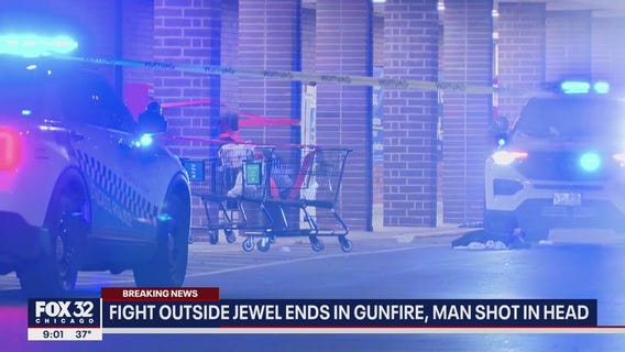 Fight outside Chicago Jewel-Osco ends in gunfire, man shot in head