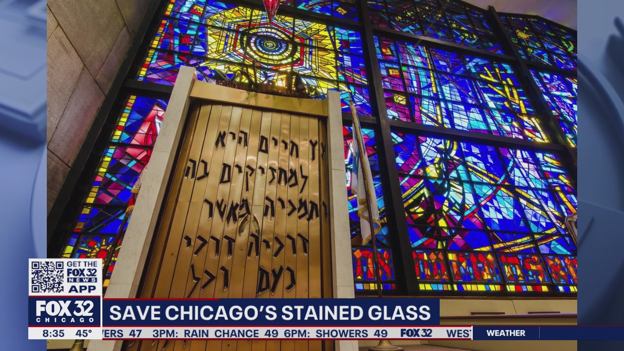 Chicago Loop Synagogue fighting to preserve stained glass windows during pandemic