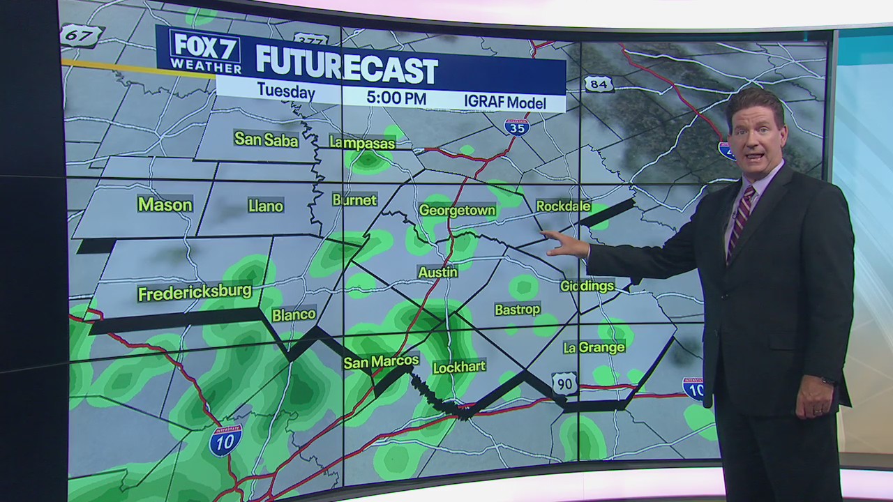 Clouds return as well as rain chances