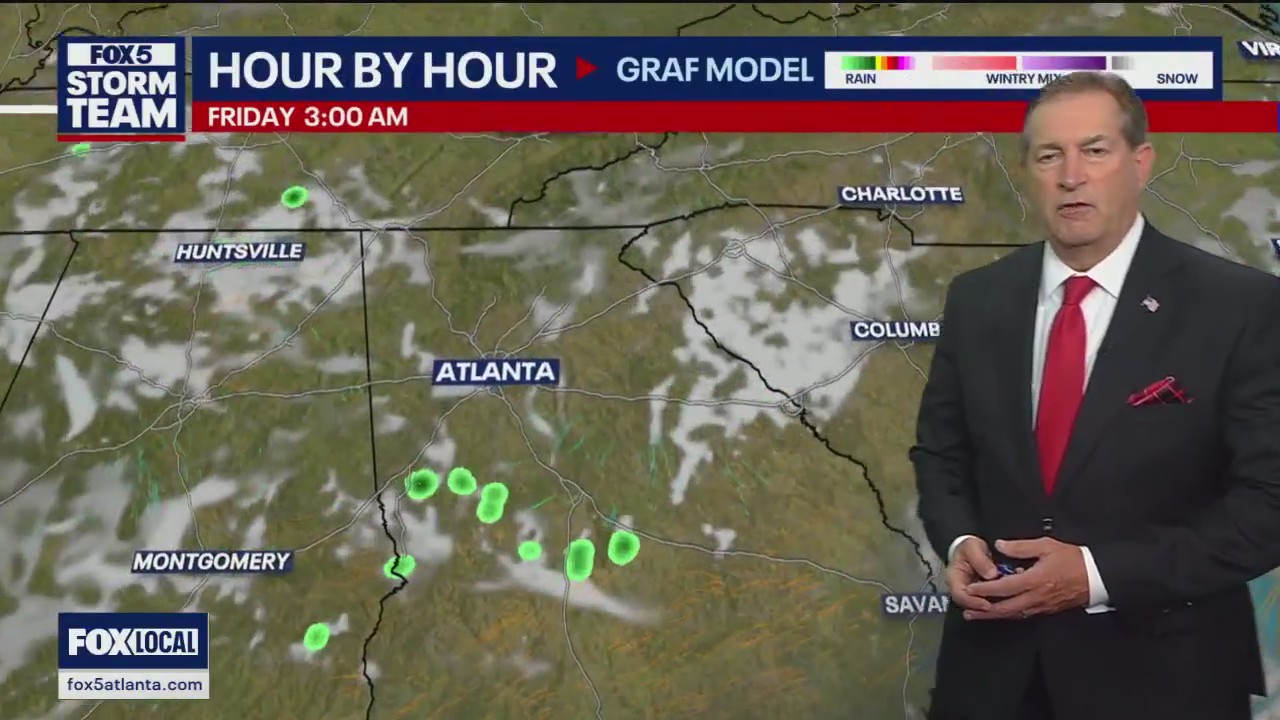 Thursday evening forecast