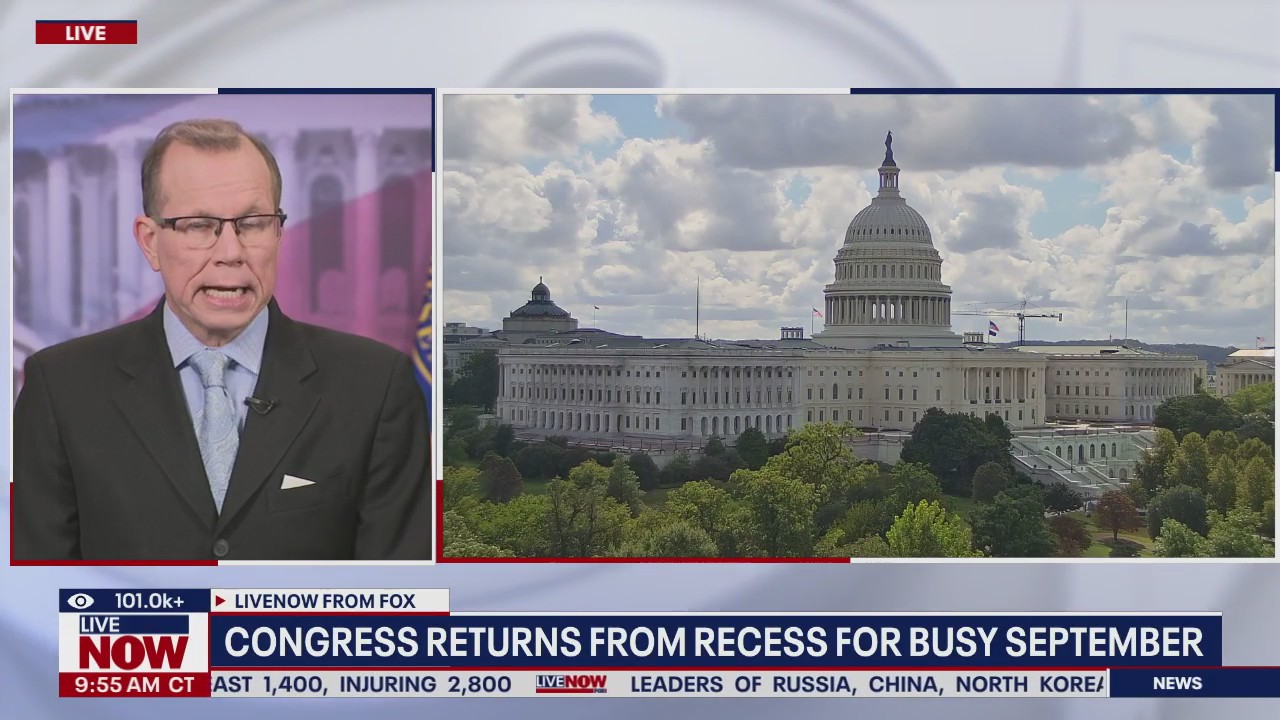 Congress returns from recess