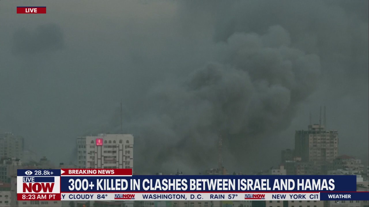 Israel at war: Explosions seen in Gaza after Hamas attack