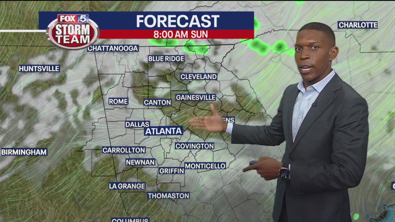 Weekend forecast update | FOX 5 Atlanta