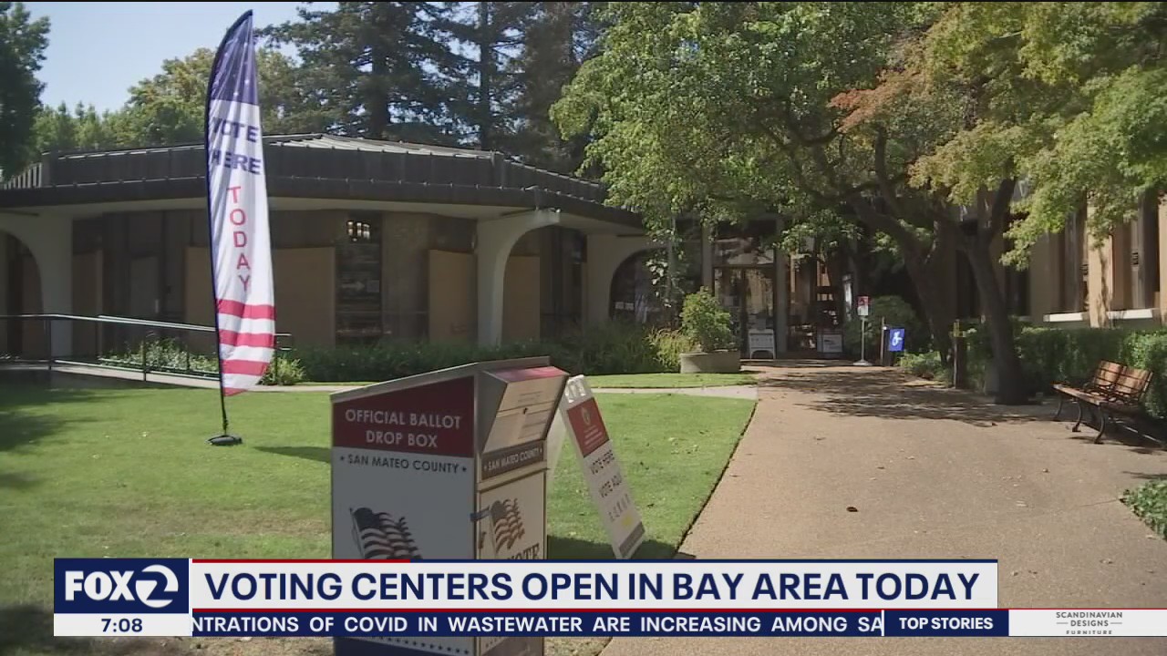 Voting centers opening around Bay Area