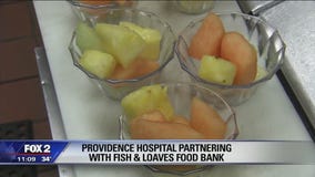 Providence Hospital donating unused food to pantry in Taylor