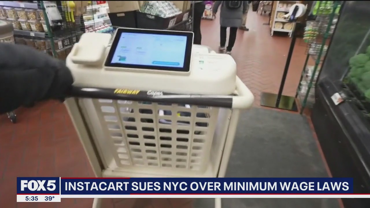 Instacart sues NYC over minimum wage laws