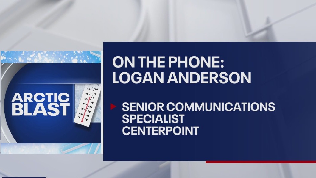 Update on CenterPoint Energy during arctic blast