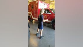 Georgetown Firefighter dancing