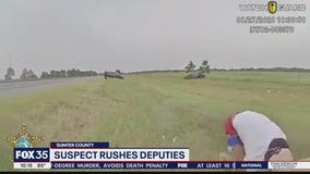 Suspect rushes deputies