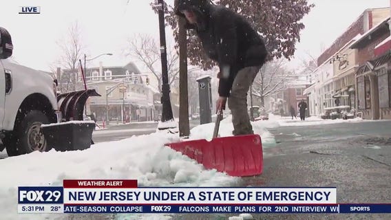 NJ under State of Emergency during snow storm
