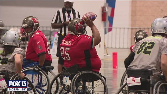 Wheelchair football league tournament